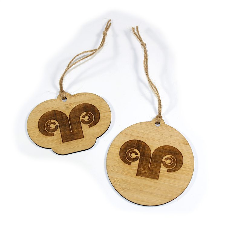 Custom Wooden Pendant Ornament (KOOTENAI) - 8