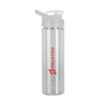 Custom YUMA 25 oz. Clear Freedom Bottle with Guzzler Lid