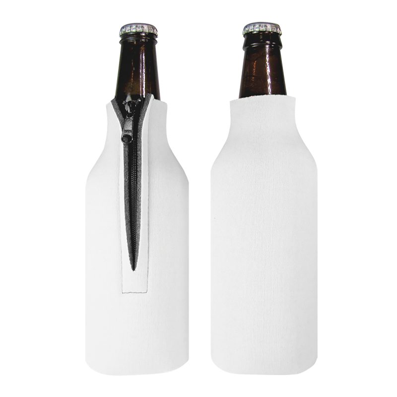 Custom Zippered Bottle Coolie - 2