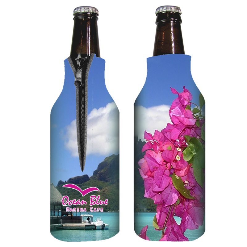 Custom Zippered Bottle Coolie