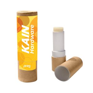 Custom All Natural Lip Moisturizer With Kraft Paper Tube