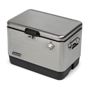 Custom Coleman Reunion 54Qt Steel Belted Stainless Steel Cooler