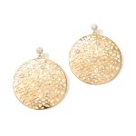 Custom Lilly Pulitzer Devine Rhinestone Earrings -Gold