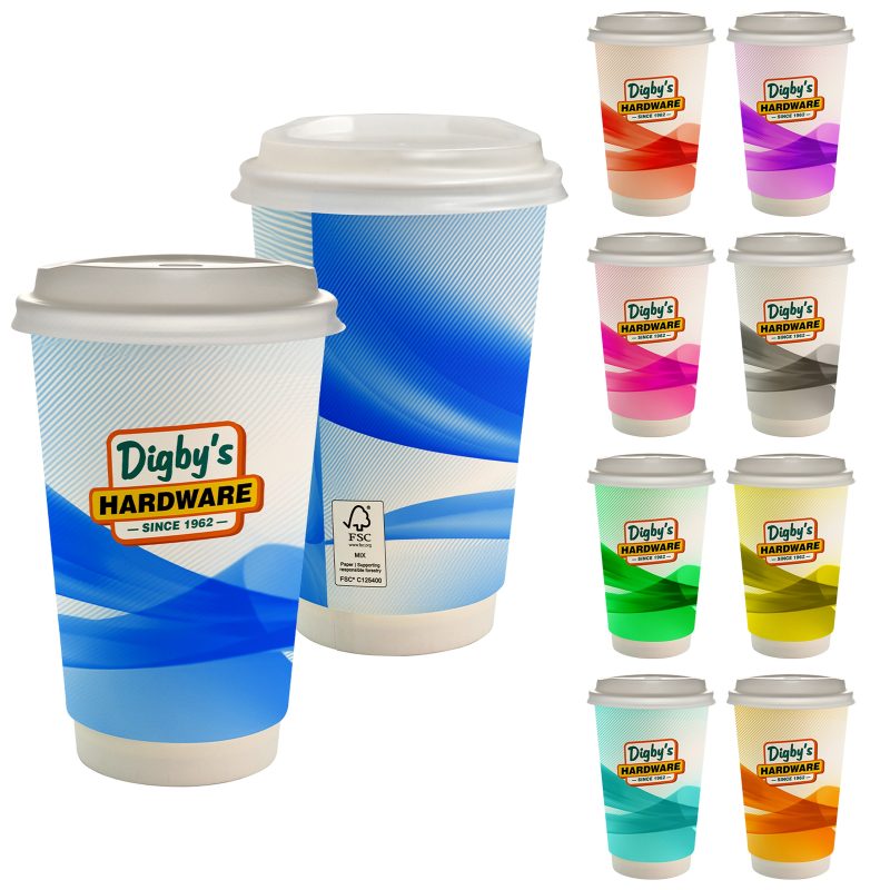 16-oz-Full-Color-Groovy-Paper-Cup-With-Lid-CPP-6913 Custom 16 oz. Full Color Groovy Paper Cup With Lid