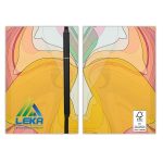 Custom 4" x 6" Perfect Paper Cover Notebook with Elastic Stylus Pen - 3