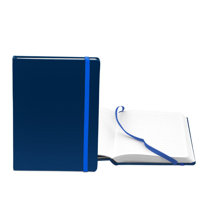 Custom 5" x 7" Everest Senzabrite Faux Leather Hardcover journal - 7