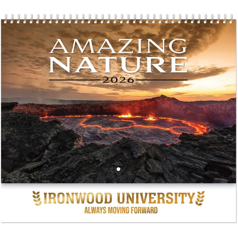 Custom Amazing Nature Spiral Wall Calendar - 1