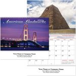 Custom Amer. Landmarks Wall Cal Spiral