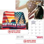 Custom American Glory Stapled Wall Calendar
