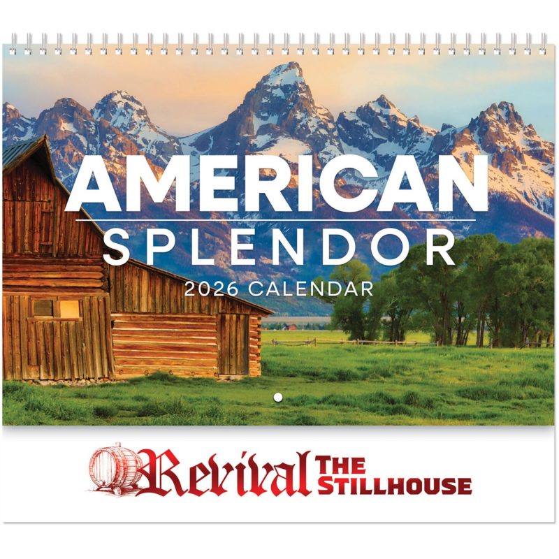 Custom American Splendor Spiral Wall Calendar - 1