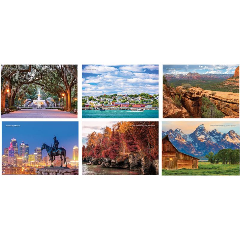 Custom American Splendor Spiral Wall Calendar - 4