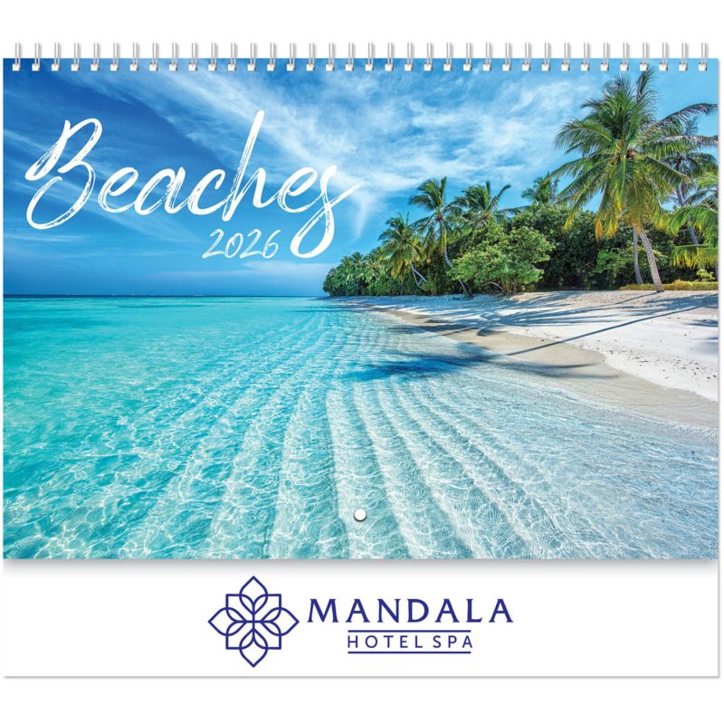 Custom Beaches Wall Cal Spiral - 1