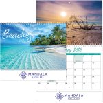 Custom Beaches Wall Cal Spiral