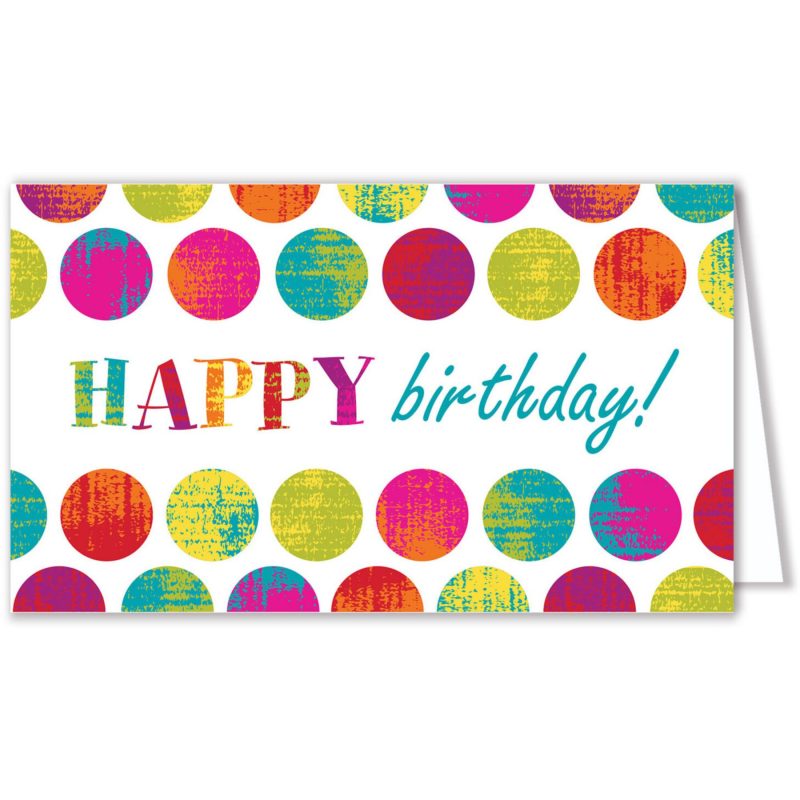 Custom Birthday Polka Dots