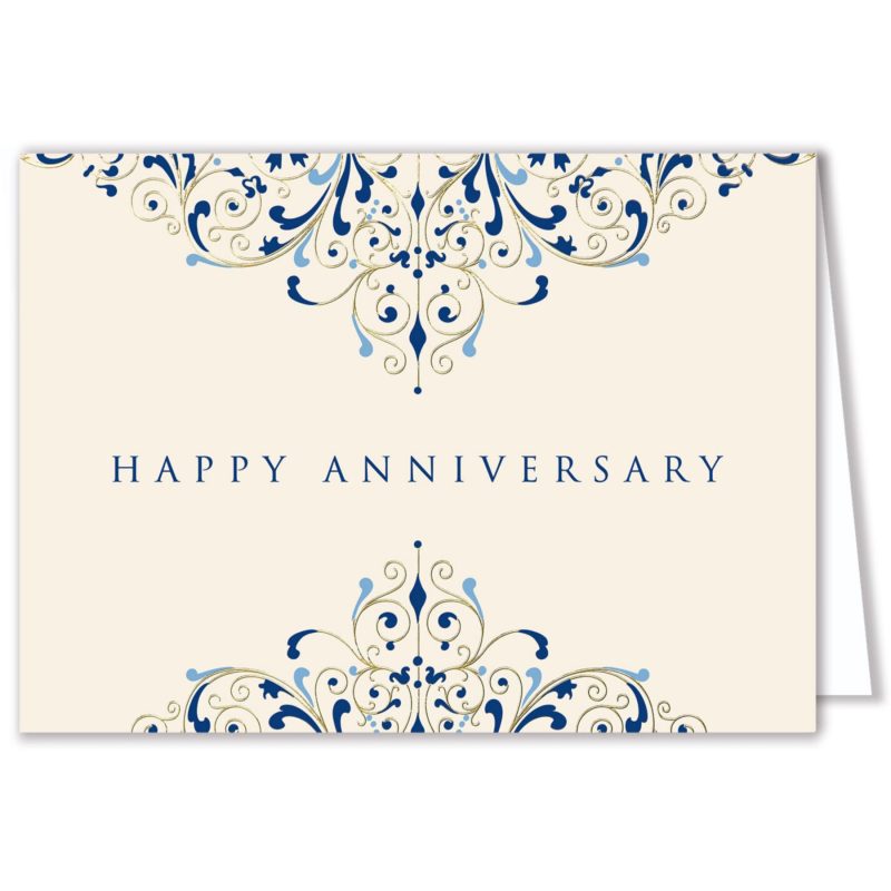 Blue-Gold-Anniversary-DG1280 Custom Blue & Gold Anniversary