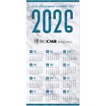 Custom Blue Granite Tri-Fold Calendar