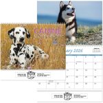 Custom Canine Companions Wall Cal Spiral