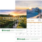 Custom Christian Grace Spiral Wall Calendar