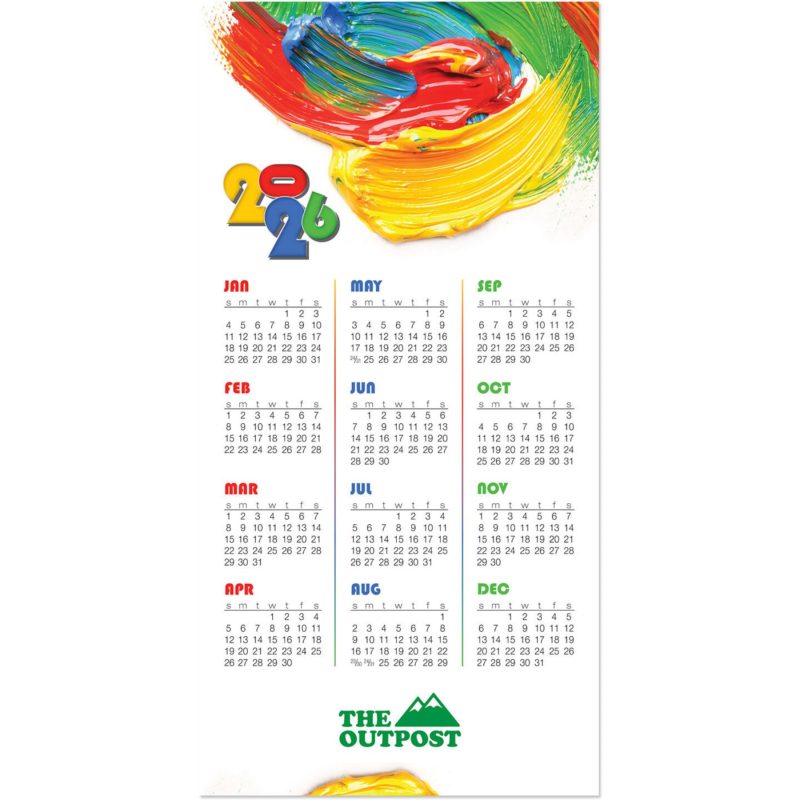 Custom Colorful Creation Tri-Fold Calendar