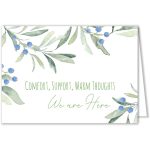 Custom Comfort & Support Greeting Card