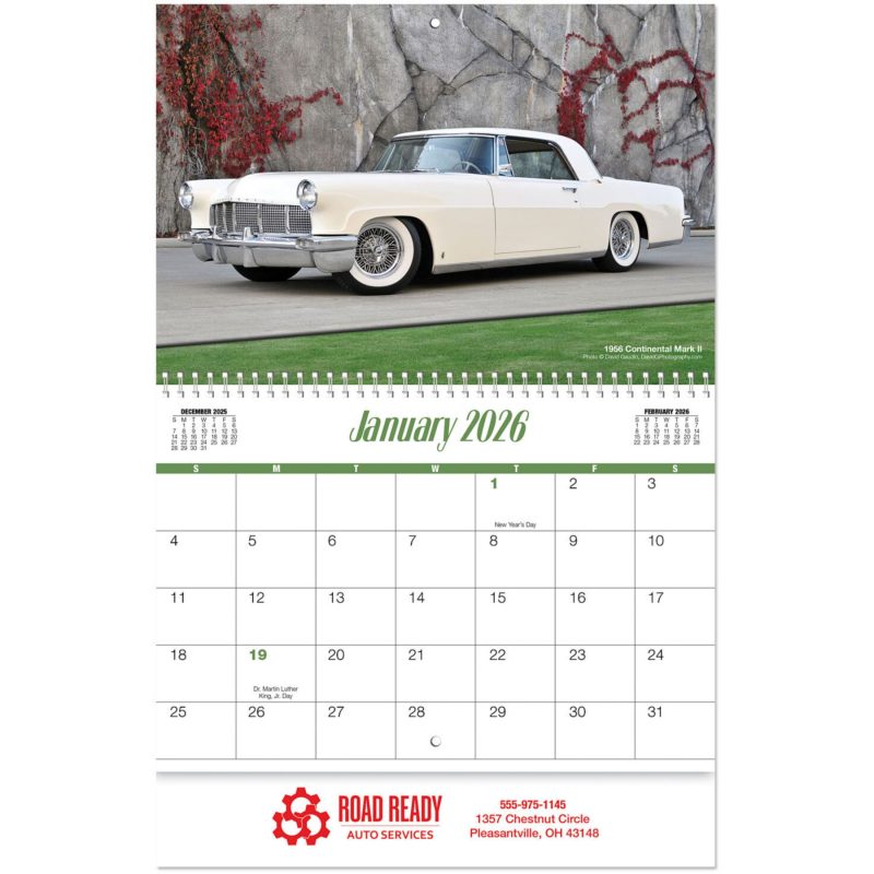 Custom Days Gone By Wall Calendar Spiral - 2