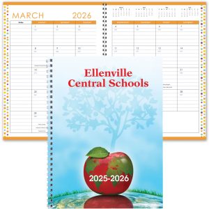 Custom Full Color Academic 7x10 Planner Colored Insert