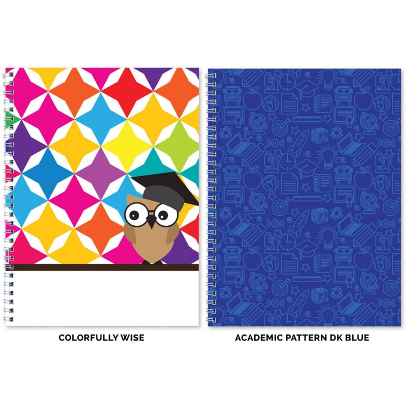 Custom Full Color Academic 7x10 Planner Colored Insert - 8