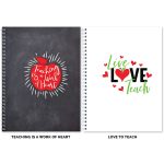 Custom Full Color Academic 7x10 Planner Colored Insert - 9