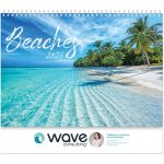 Custom Full Color Beaches Spiral Wall Calendar - 1