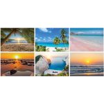 Custom Full Color Beaches Spiral Wall Calendar - 4
