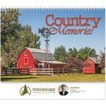 Custom Full Color Country Memories Spiral Wall Calendar - 1