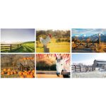 Custom Full Color Country Memories Spiral Wall Calendar - 4