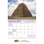 Custom Full Color History Landmarks Spiral Calendar - 2