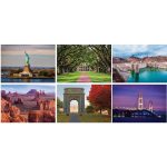 Custom Full Color History Landmarks Spiral Calendar - 4