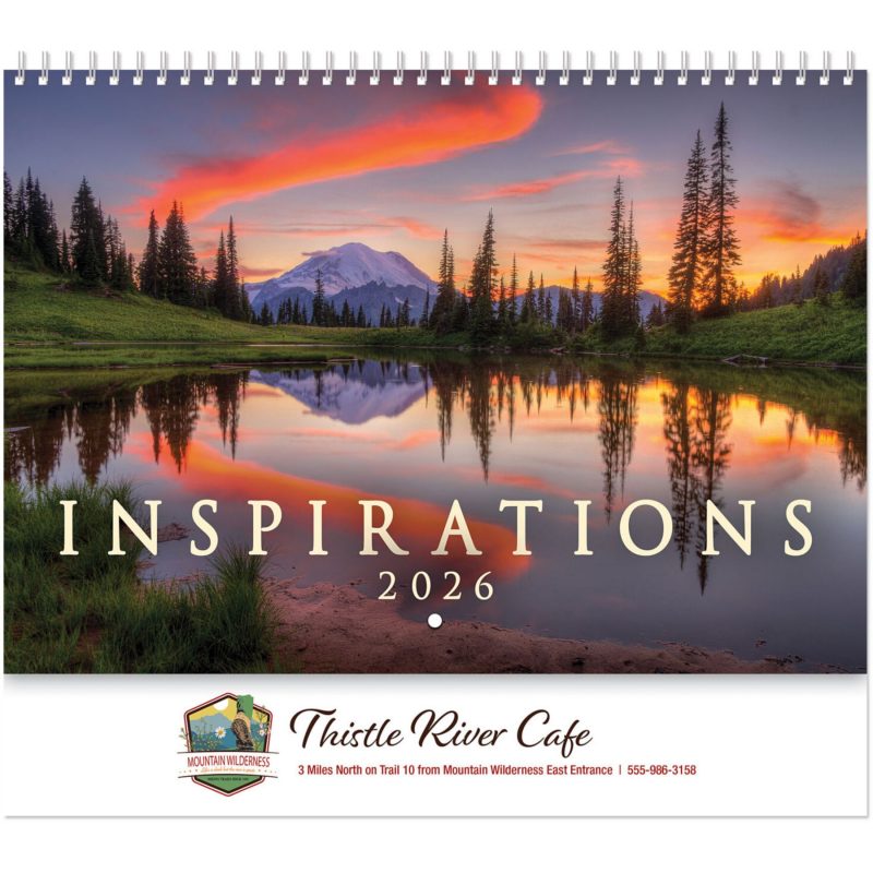 Custom Full Color Inspirations Wall Calendar - 1