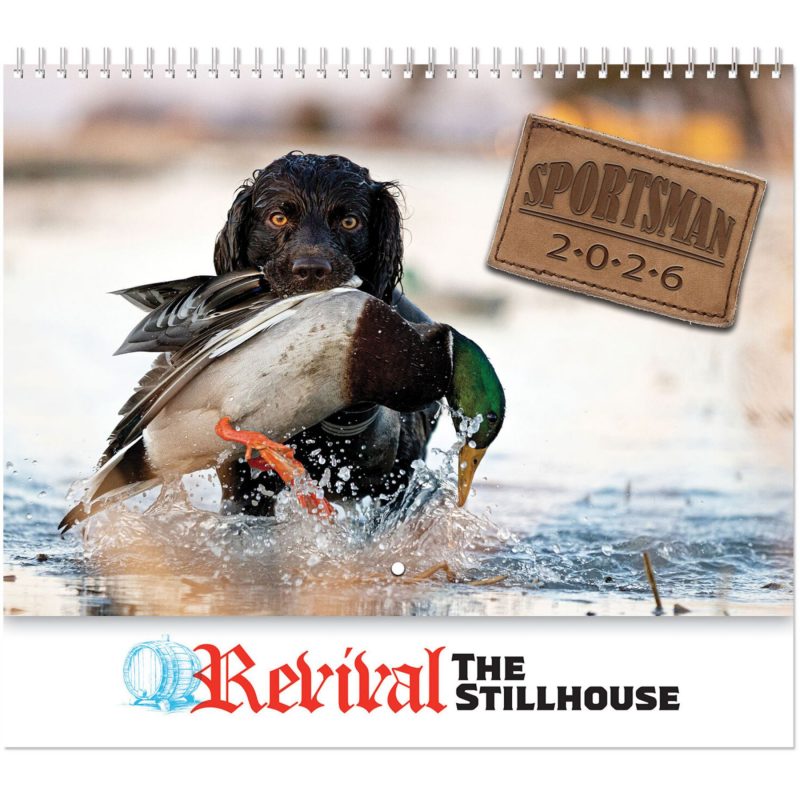 Custom Full Color Sportsman Spiral Wall Calendar - 1
