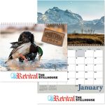 Custom Full Color Sportsman Spiral Wall Calendar