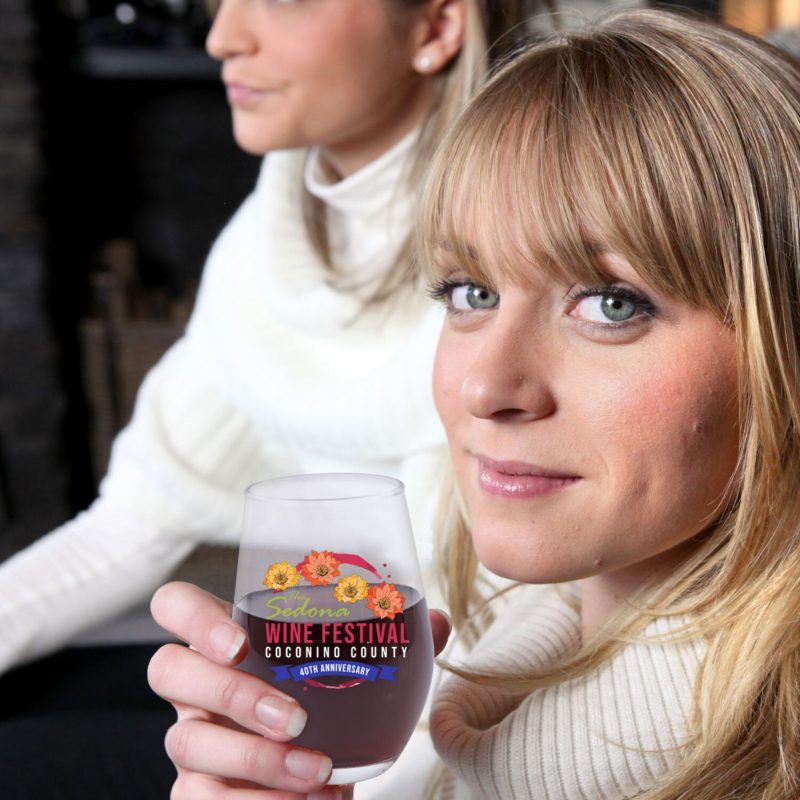 Custom Full Color Stemless Wine Glass 11.5 Oz - 2