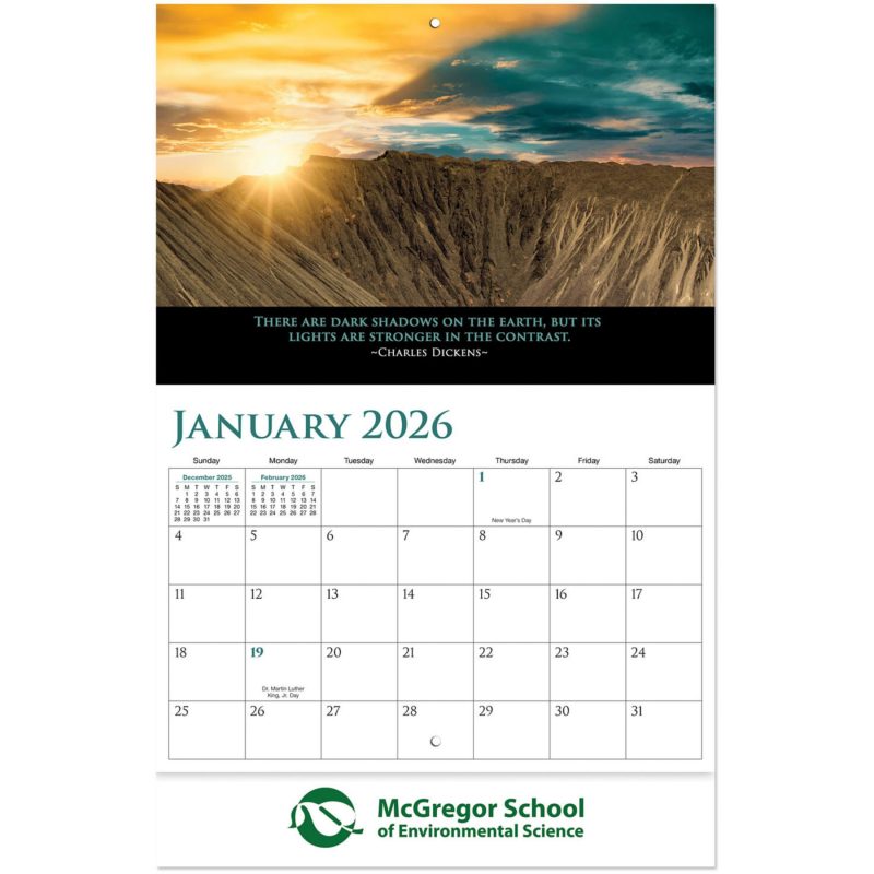 Custom Inspirations Stapled Wall Calendar - 2