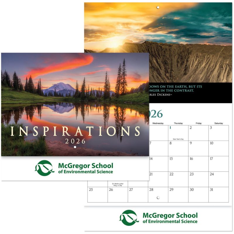 Inspirations-Stapled-Wall-Calendar-DC3098 Custom Inspirations Stapled Wall Calendar