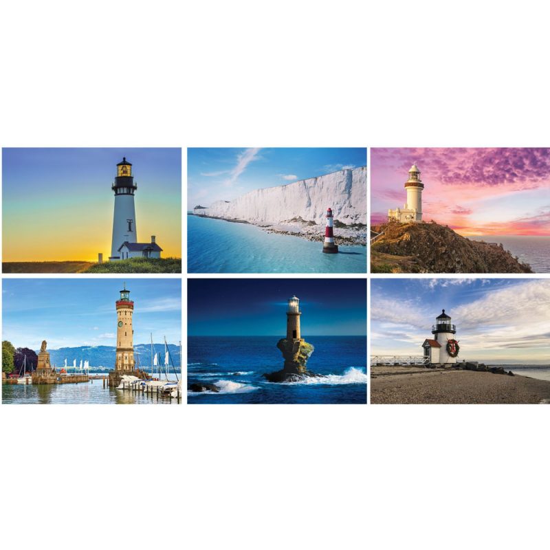 Custom Lighthouses Wall Calendar Spiral - 4