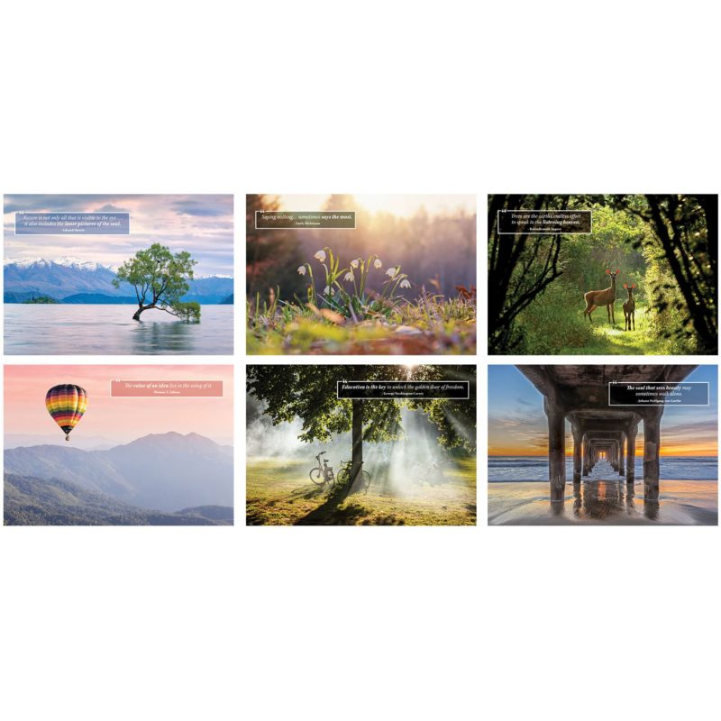 Custom Moments Of Inspiration Spiral Wall Calendar - 3