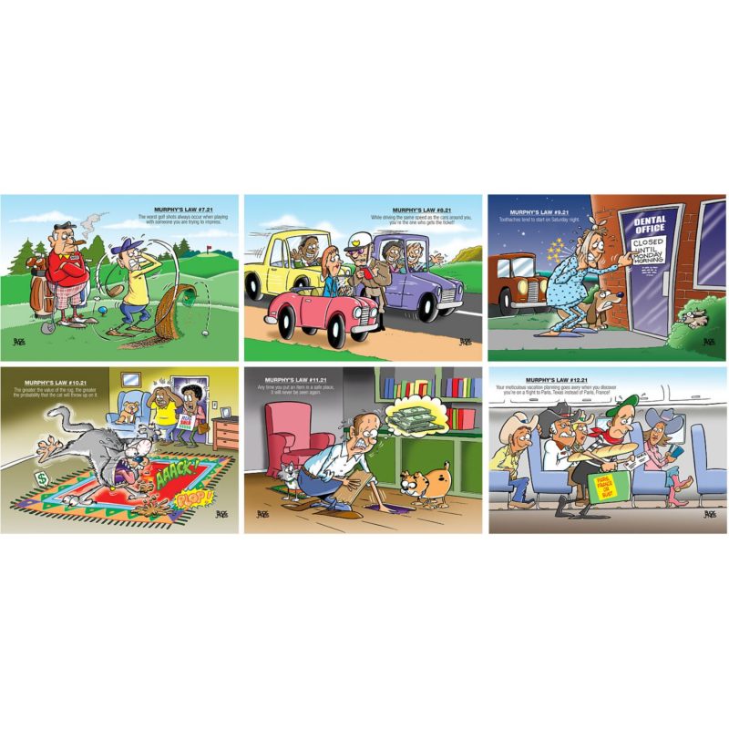 Custom Murphy's Laws Stapled Wall Calendar - 4