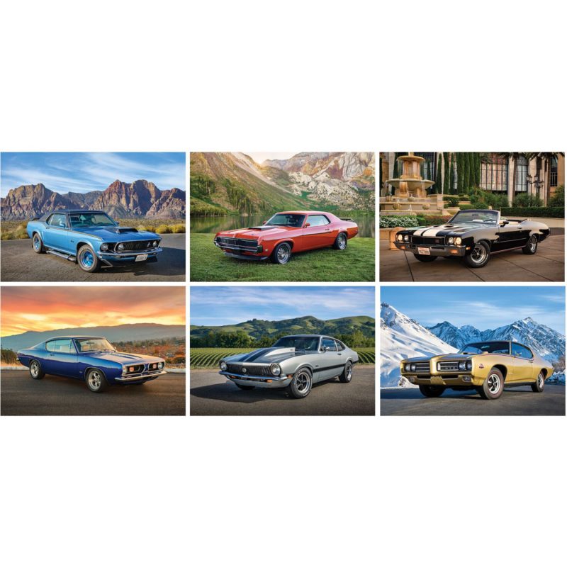Custom Muscle Cars Stapled Wall Calendar - 4