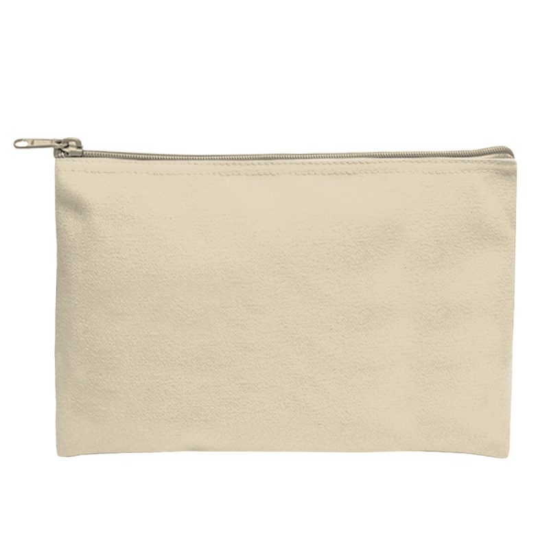 Custom Recycled Canvas Zippered Pouch - 1