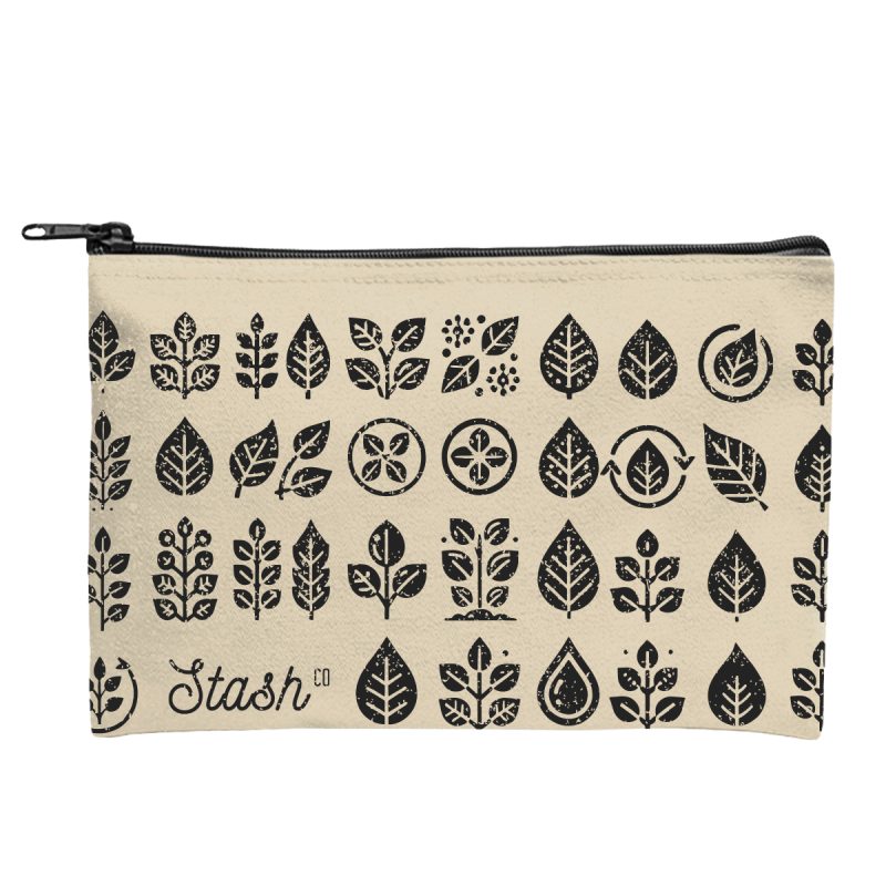 Custom Recycled Canvas Zippered Pouch - 3