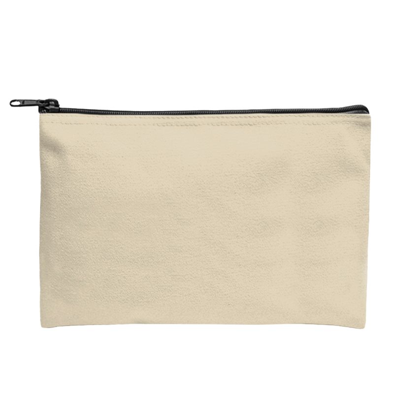Custom Recycled Canvas Zippered Pouch - 4