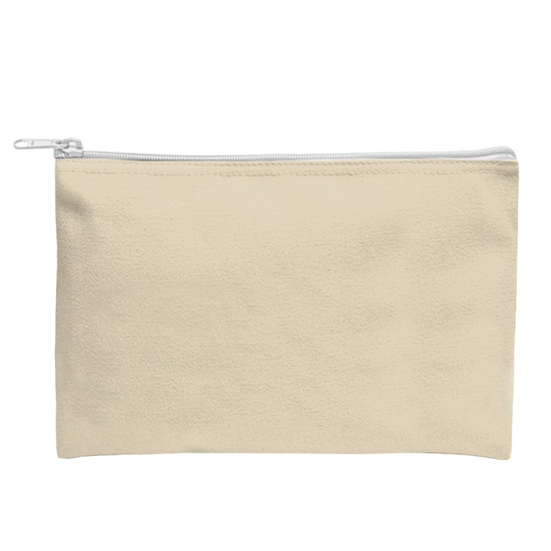 Custom Recycled Canvas Zippered Pouch - 6
