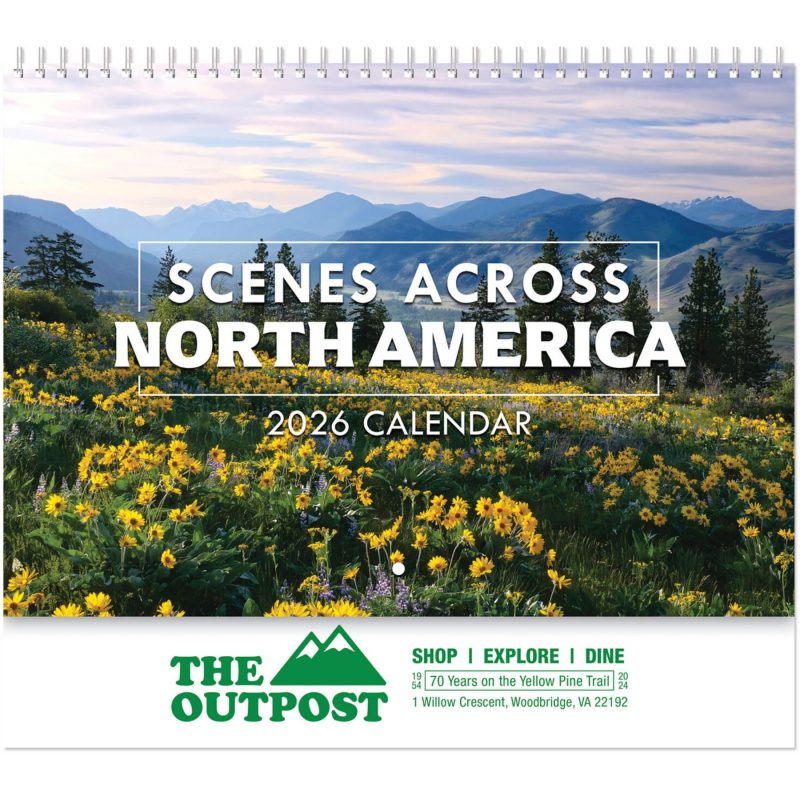 Custom Scenes America Wall Cal Spiral - 1