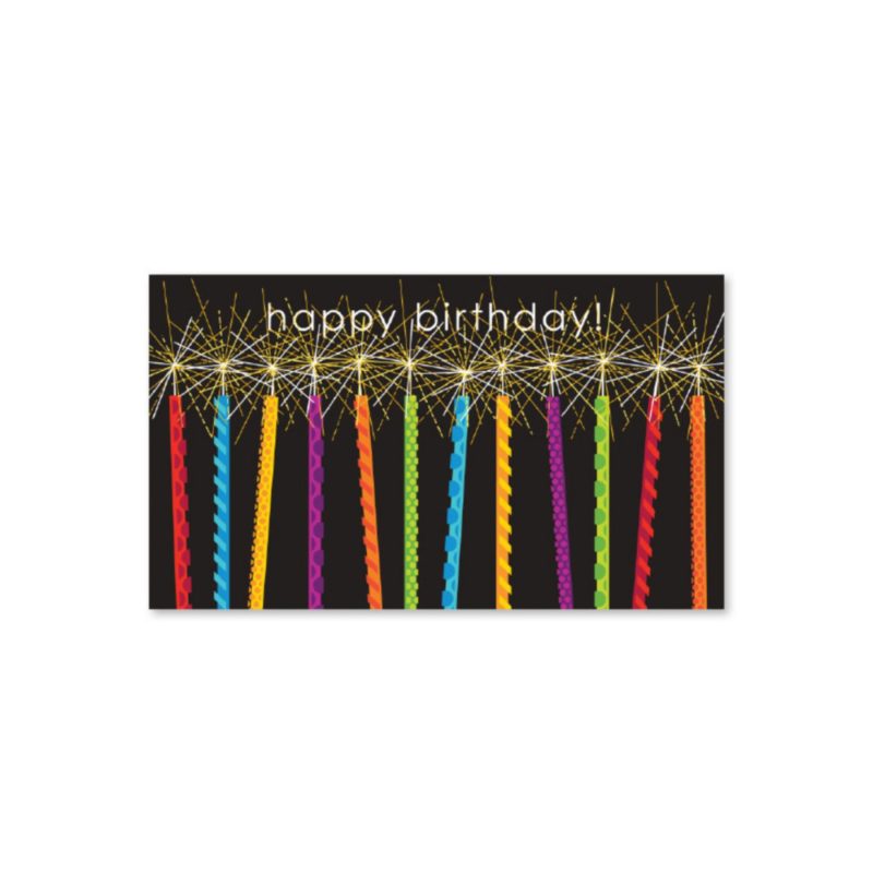 Custom Sparkling Birthday Card